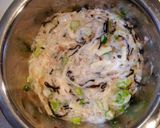 混ぜるだけ簡単♪塩昆布とじゃこの山芋焼き作り方2写真