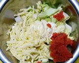 ☆キャベツ 明太マヨ 餅 チーズ 焼き♡作り方2写真