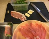 豚ロースと大葉チーズのくるくるカツレツ作り方1写真