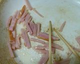 ☆ほうれん草ペーストのクリームパスタ☆作り方4写真
