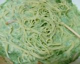☆ほうれん草ペーストのクリームパスタ☆作り方7写真