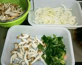 簡単!!やさしい味!!鶏肉の柳川風煮作り方1写真