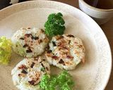 冷ご飯とジャガイモのおやき★長ネギちくわ作り方6写真