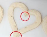 バレンタイン♡ハートホワイトチョコパイ♡作り方5写真