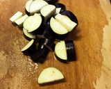 ナスと大根の煮物作り方1写真