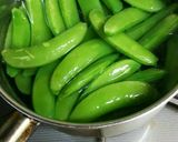 スナップえんどうといり卵のだしマヨ和え作り方1写真