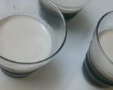 コーヒーゼリー　コーヒーアイス載せ作り方2写真