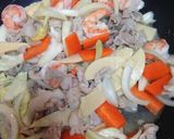 冷蔵庫のお片付けに！五目あんかけ焼きそば作り方5写真