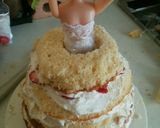 ドールケーキ りかちゃんケーキ作り方12写真