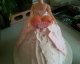ドールケーキ りかちゃんケーキ作り方14写真