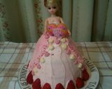 ドールケーキ りかちゃんケーキ作り方16写真