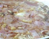 きのこ＆ベーコンのバター醤油パスタ。作り方4写真