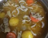 豚汁ごま風味コチュジャン入り作り方5写真