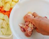 ココナッツクリームシチュー(ルー使用)作り方1写真