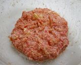 簡単！お弁当用ミニチーズハンバーグ作り方1写真