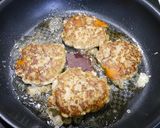 簡単！お弁当用ミニチーズハンバーグ作り方4写真