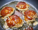 簡単！お弁当用ミニチーズハンバーグ作り方5写真