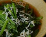 天然だしパックでつくる 春菊のおひたし作り方5写真