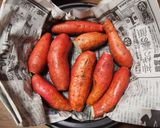 タジン鍋に新聞紙と水100㏄で焼き芋作り方3写真