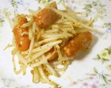 簡単～♪ウインナーともやしの粒マス炒め　作り方6写真