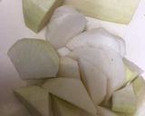 揚げ大根のくずし豆腐あんかけ♪作り方1写真