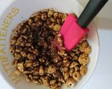 簡単レンジ 材料３つ⭐チョコパフバー作り方3写真