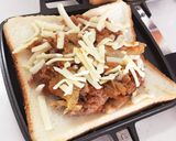 ロールキャベツ(トマト味)ホットサンド作り方1写真