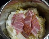 白菜とベーコンのスープ作り方1写真