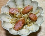 簡単～♪ウインナーともやしの粒マス炒め　作り方8写真