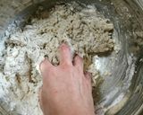 簡単！手捏ね酒粕香るふわふわ黒豆山型パン作り方3写真