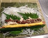 千切りだいこんで恵方巻き風作り方3写真