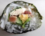 千切りだいこんで恵方巻き風作り方4写真