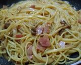 ごぼう と水菜のバター風味のお味噌パスタ作り方6写真