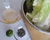 白菜のあっさり昆布漬 酢橘風味作り方1写真