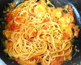 海老のトマトクリームチーズパスタ！作り方10写真
