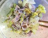 豚肉と白菜のレモンハニーマスタードサラダ作り方6写真