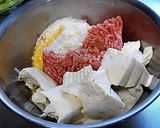 きのこ餡かけ✿ヘルシー和風ハンバーグ作り方3写真