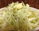 キャベツの豚チーズのせ作り方1写真