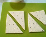 ♡三角カスタードチョコパイ♡作り方1写真