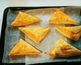 ♡三角カスタードチョコパイ♡作り方5写真