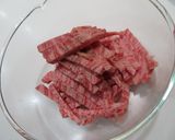 牛肉とピーマンのオイスターソース炒め作り方2写真