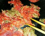 セロリ大量消費＊牛肉とセロリのピリ辛炒め作り方7写真