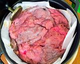 紫陽花色のケーキ作り方8写真