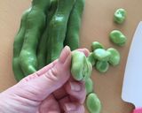 空豆しょうゆ煮作り方1写真