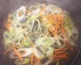 野菜とたまごの生姜雑炊作り方2写真