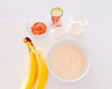 大豆粉の黒糖バナナケーキ♬作り方1写真