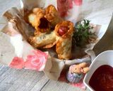餃子の皮のウィンナー&海苔揚げロール作り方3写真