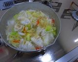 ひとつの鍋で野菜たっぷり餃子スープ作り方5写真
