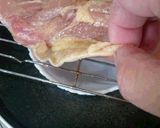 フライパンと鍋のフタで鶏もも肉の蒸し鶏作り方3写真