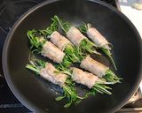 豆苗ともやしの甘辛巻き作り方5写真